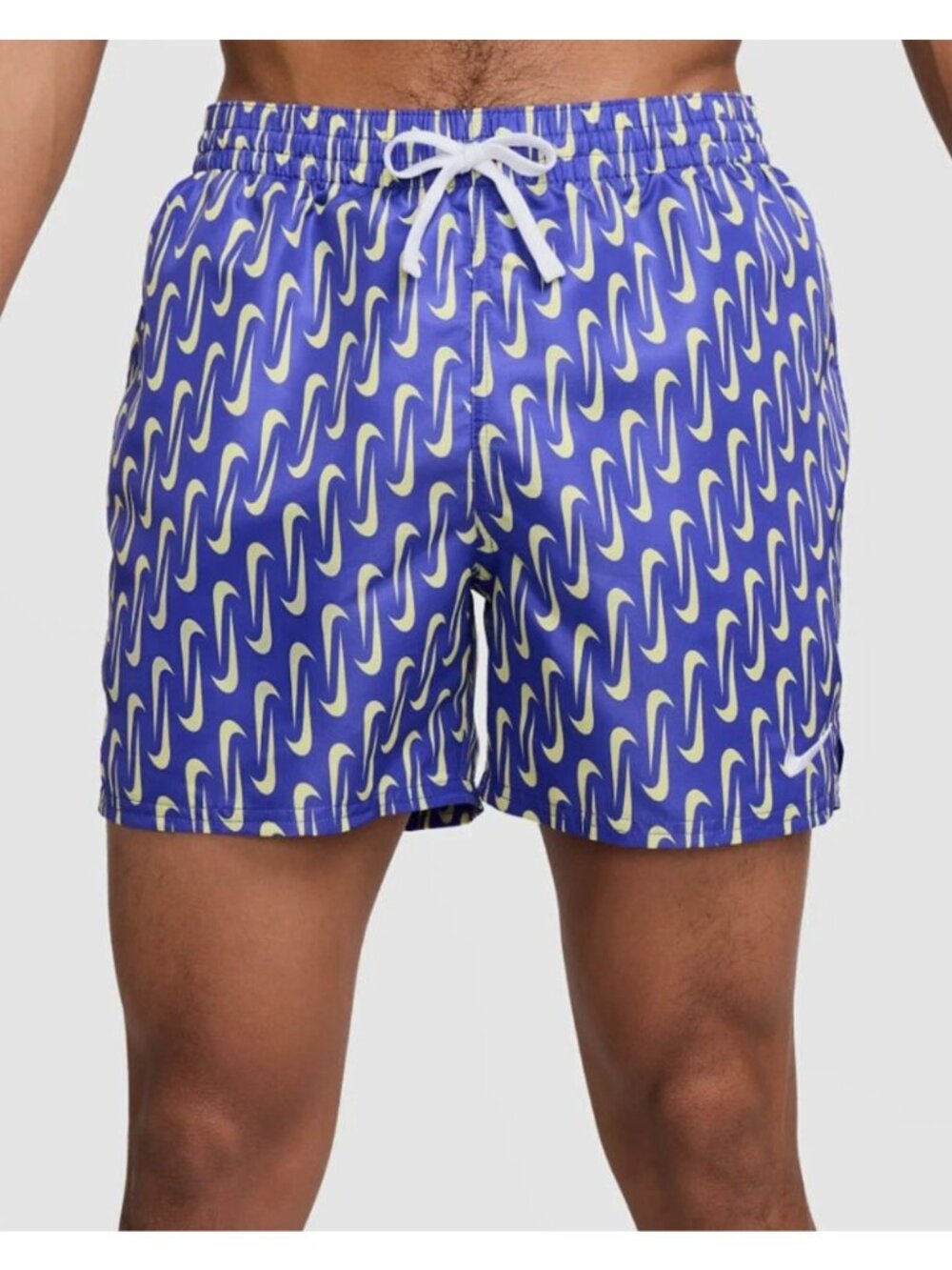 Nike Swim Logo 5" Shorts Trunks Bathing Suit NESSE520-504 Men's L NEW with Tags